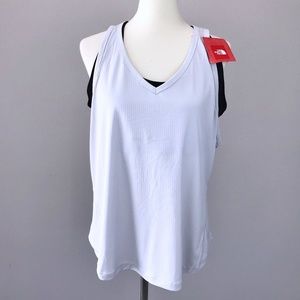 The North Face Light Gray Flashdry Motivation Tank